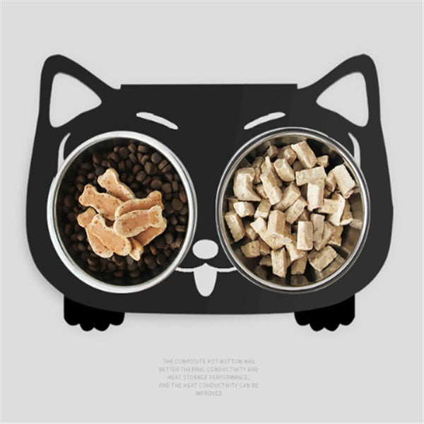 Anti-falling Cat Dog Feeding Water Bowl - DropOnline.co