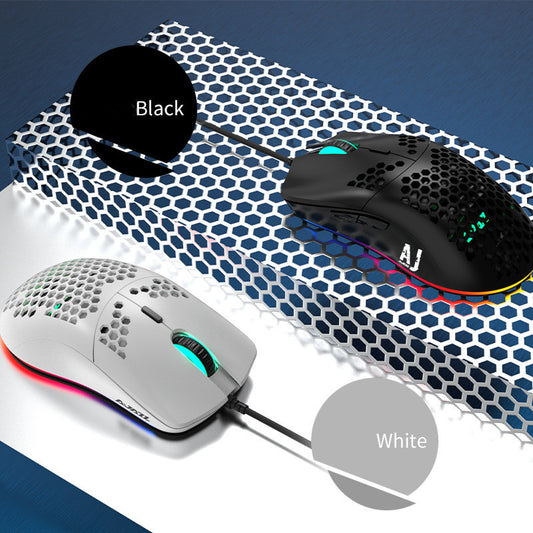 Lightweight Hollow Hole Wired Gaming Mouse - DropOnline.co