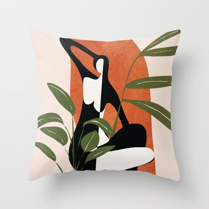 Abstract Geometric Portrait Pillowcase - Modern Art Home Sofa Cushion Pillow Cover - DropOnline.co