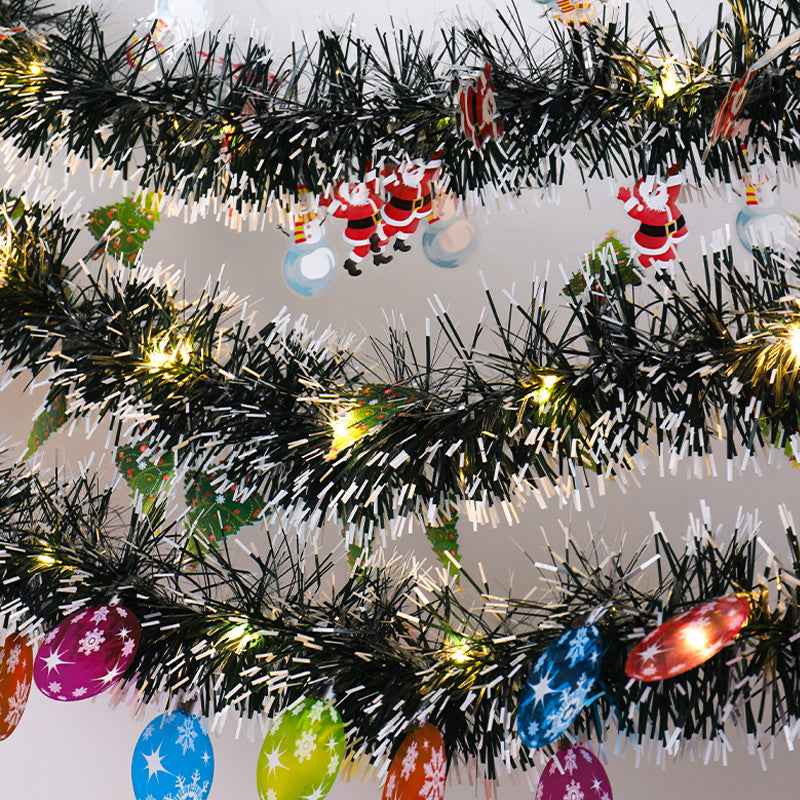 Christmas Ribbon LED Strip Lights - Festive Atmosphere String with Character Designs - DropOnline.co