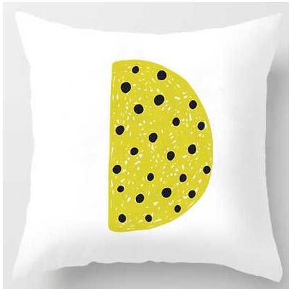 Cute Design Alphabet L Cushion Cover - DropOnline.co