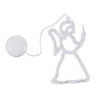 Christmas LED Suction Cup Lights - Santa Claus Elk Snowman Window Chandelier Battery Powered - DropOnline.co
