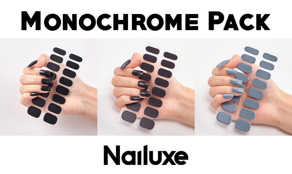 Pure Color 16 Nail Stickers - DropOnline.co