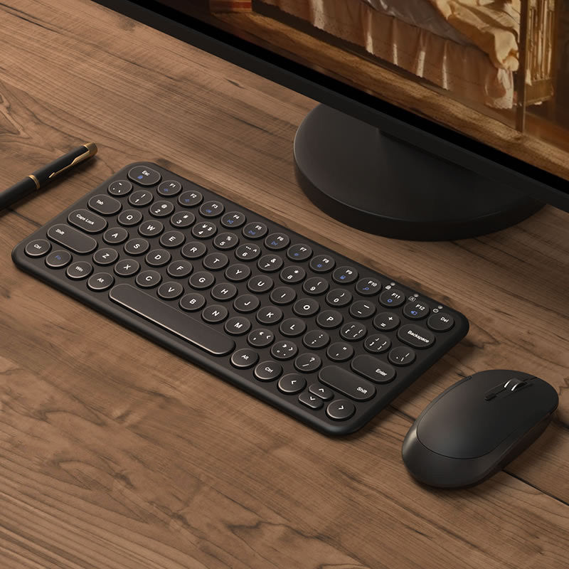 Mute Ultra-Thin Wireless Keyboard And Mouse Set - DropOnline.co