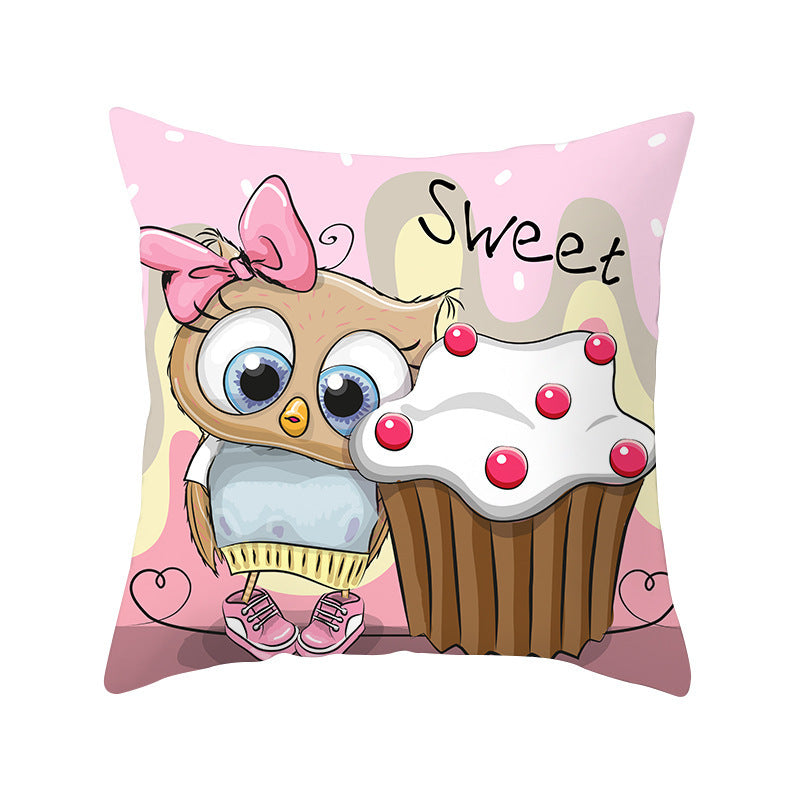 Owl animal pillowcase cushion cover - DropOnline.co