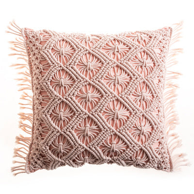Hand-woven Cotton Thread Cushion Cover - DropOnline.co