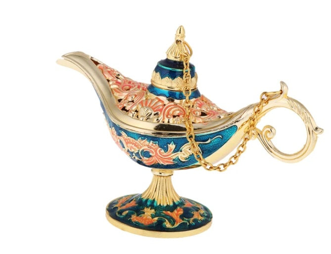 Arabian Genie Oil Lamp Container Decor - DropOnline.co