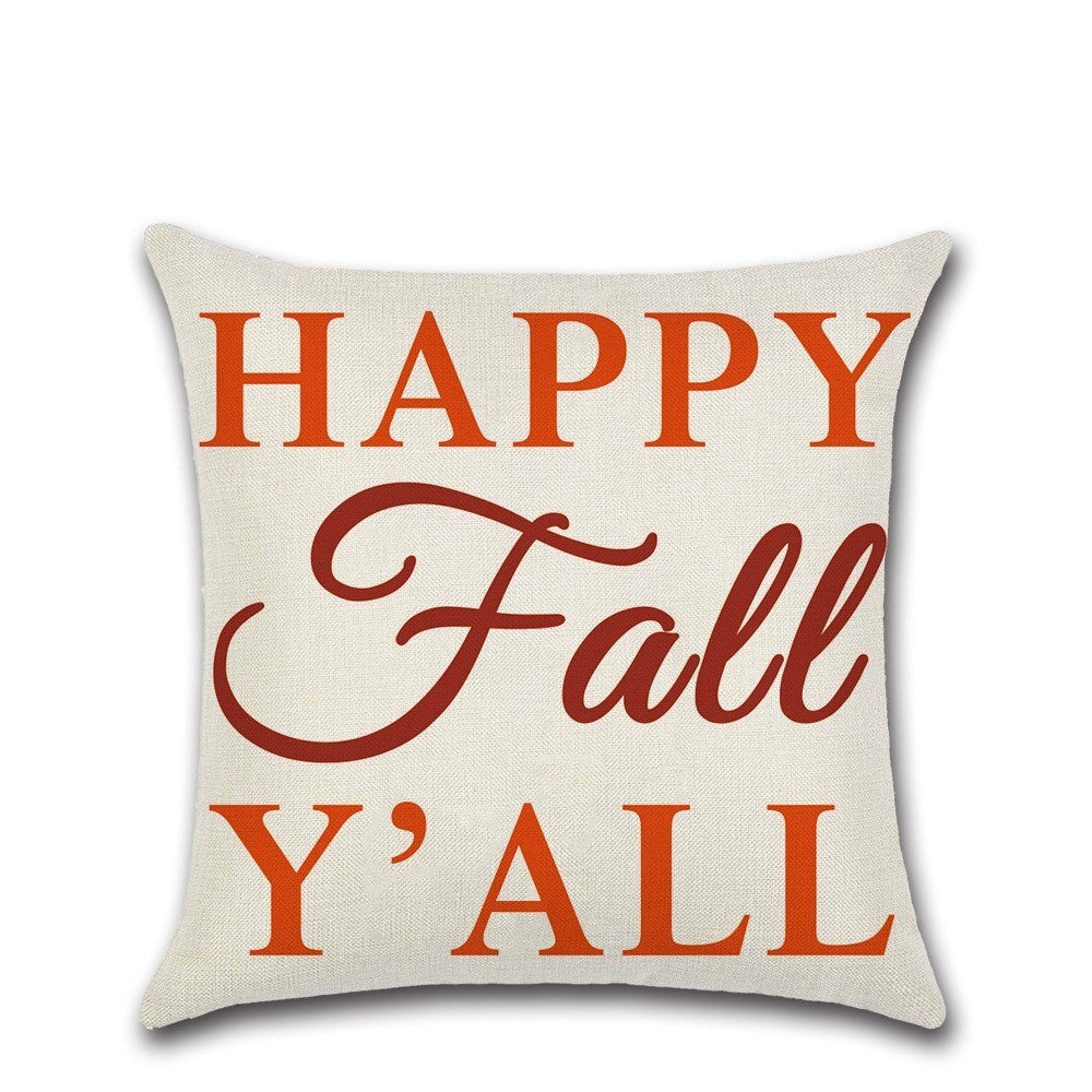 Thanksgiving theme pillowcase cushion cover - DropOnline.co