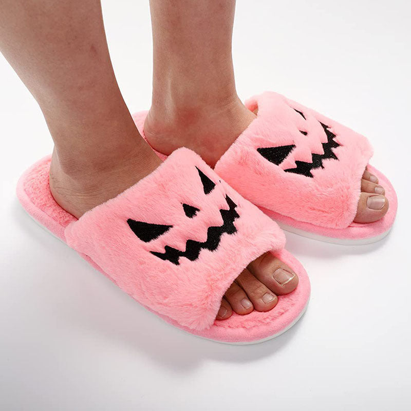 Halloween Shoes Winter Cute Warm Home Slippers Women - DropOnline.co
