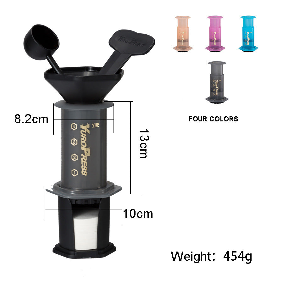 French Filter Cup Method Press Pot Tea Coffee Maker - DropOnline.co