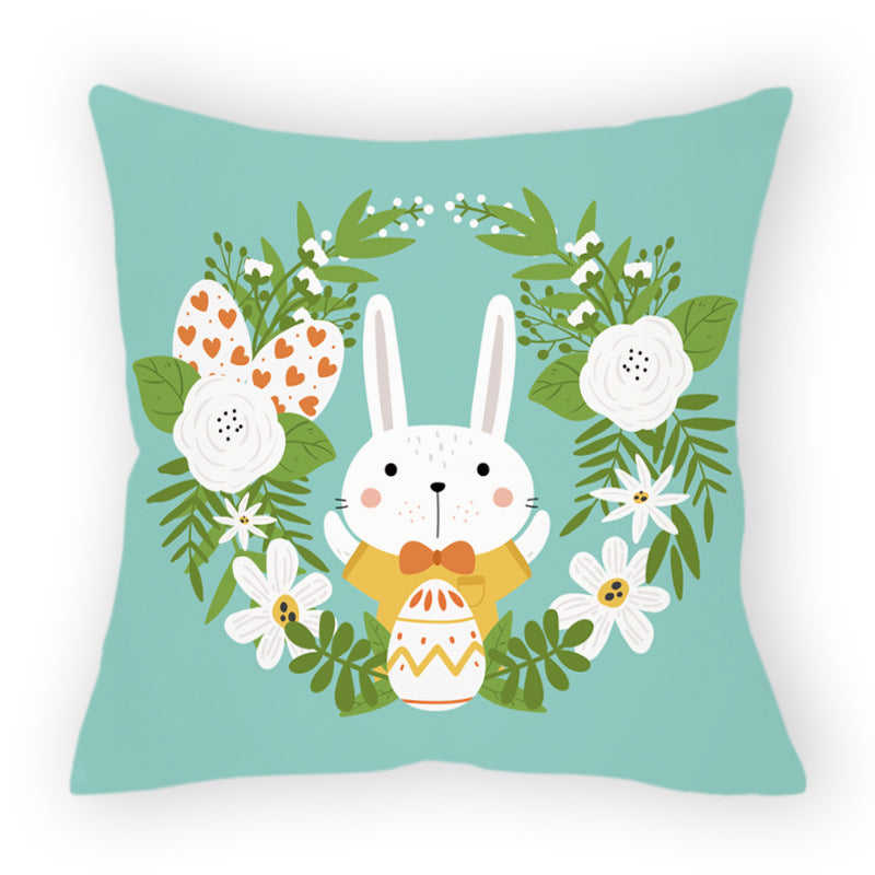 Easter Pillow Cover Sofa Cushion Cushion Cover - DropOnline.co