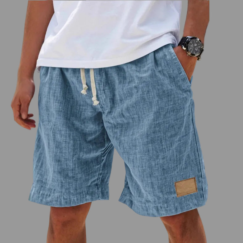 Men's Retro Breathable Linen Loose Holiday Shorts