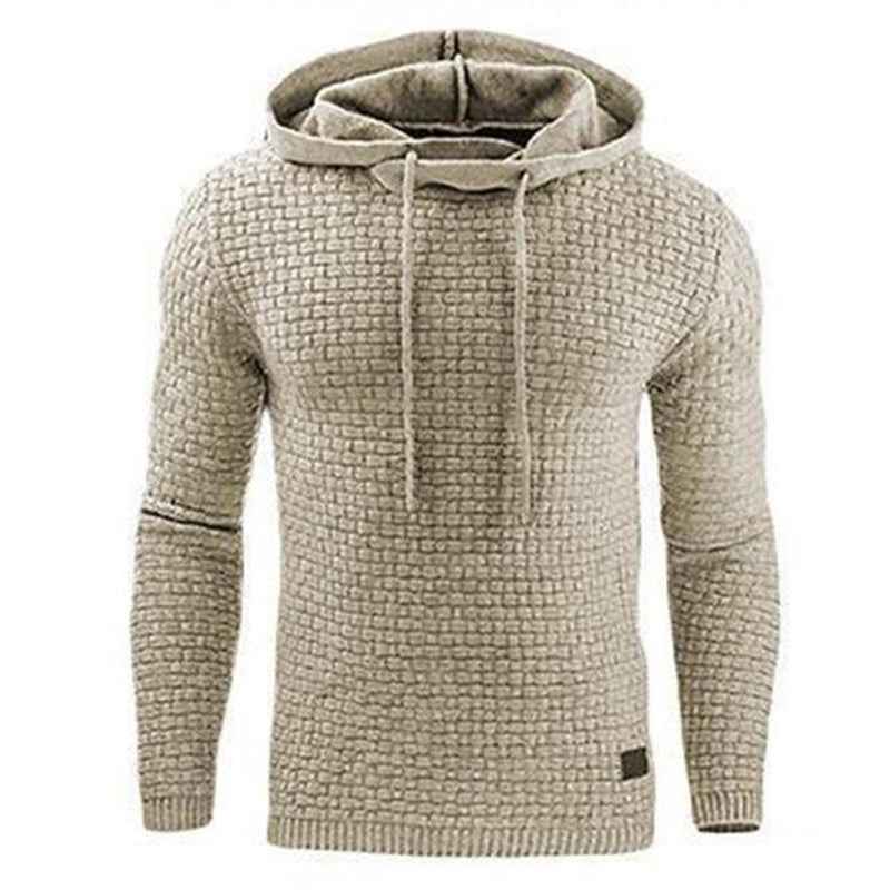 Men's Classic Hooded Sweater - Comfortable Pullover Hoodie