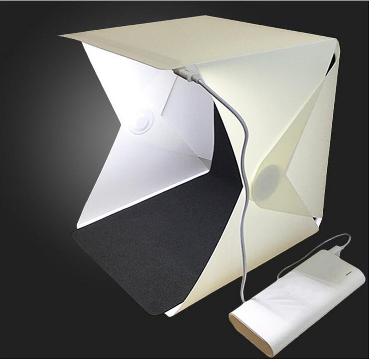 Mini LED folding studio soft light photo lamp small portable photo box - DropOnline.co