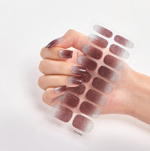 Pure Color 16 Nail Stickers - DropOnline.co
