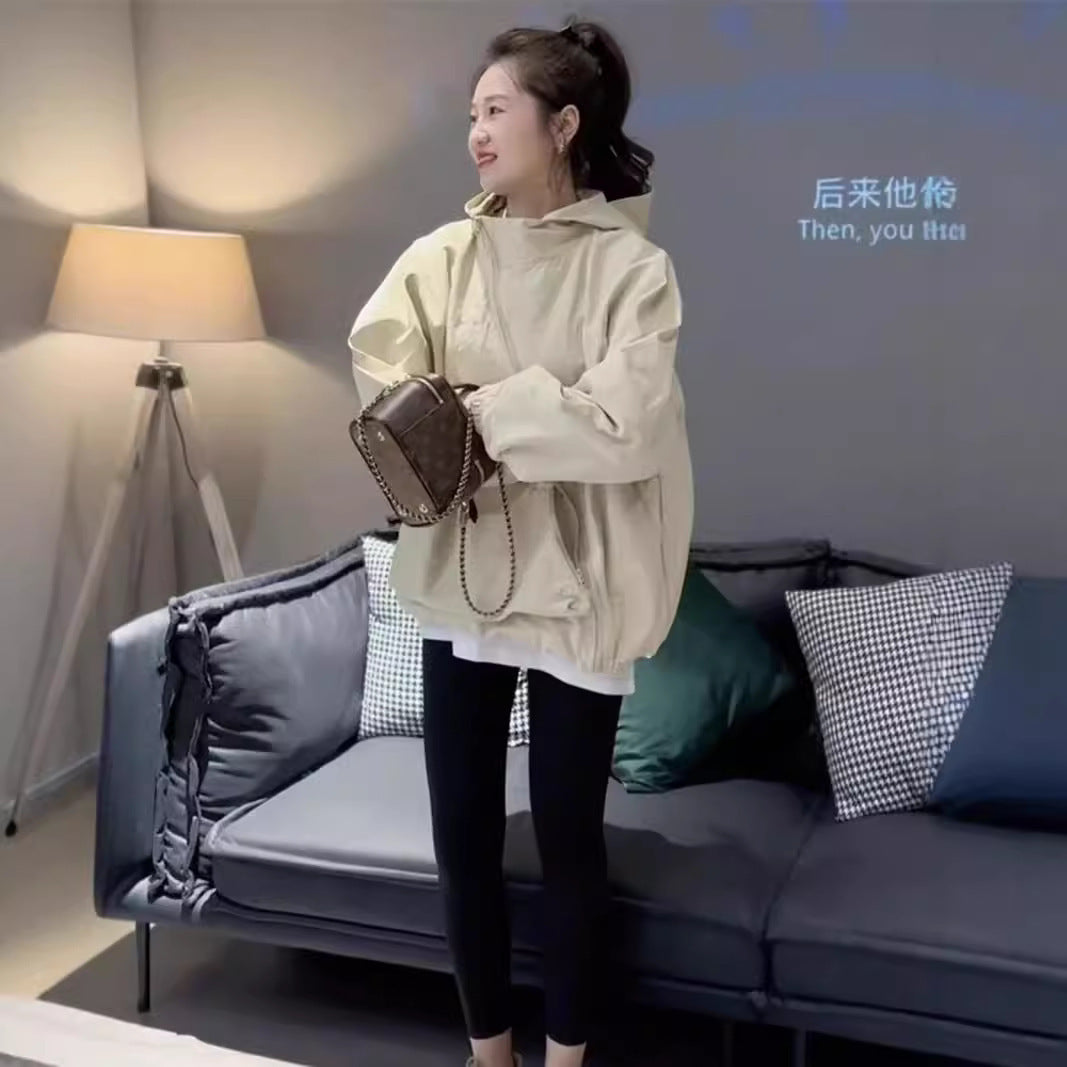 Women's Thin Breathable Outdoor Jacket - Classic Style Windbreaker - DropOnline.co