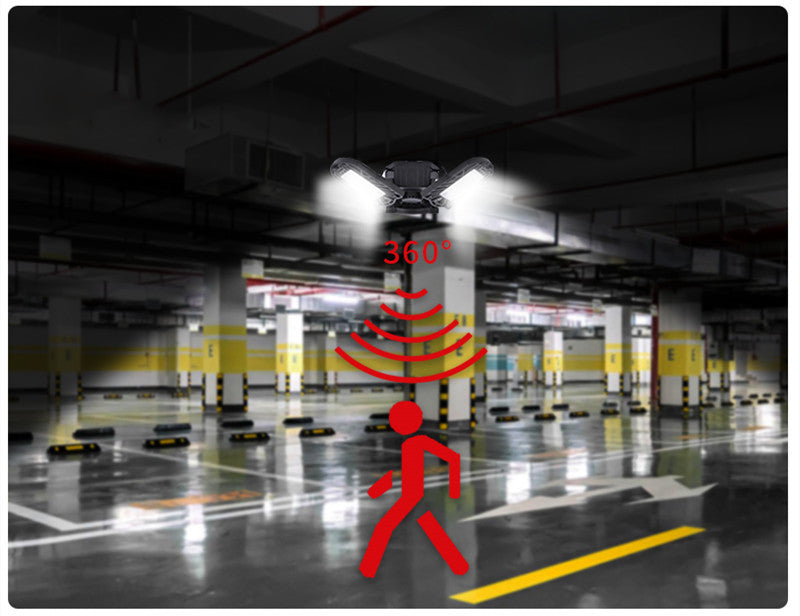 General Deformable Lamp Garage Light Radar Warehouse Industrial Lamp Home Lighting High Intensity - DropOnline.co