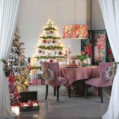 D3.9 Christmas Ball Ornaments - Glass Decorative Hanging Balls Set of 6 - DropOnline.co