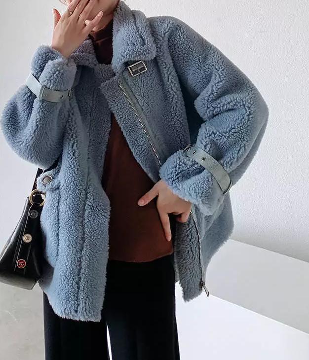 Long woolen coat one coat - DropOnline.co