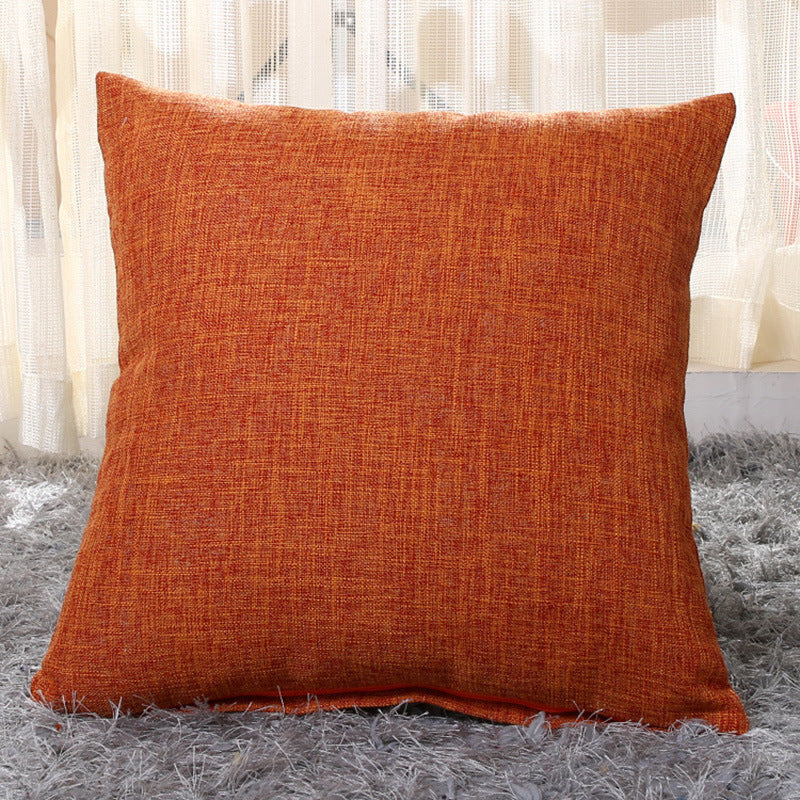 Solid color pillow cushion sofa cushion pillowcase - DropOnline.co