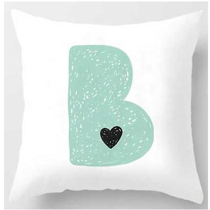 Cute Design Alphabet L Cushion Cover - DropOnline.co