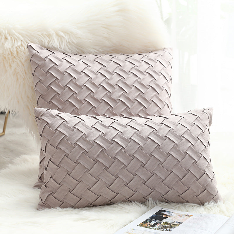 Buckskin woven cushion cover - DropOnline.co