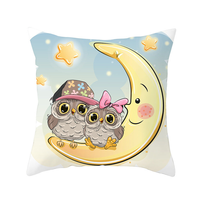Owl animal pillowcase cushion cover - DropOnline.co