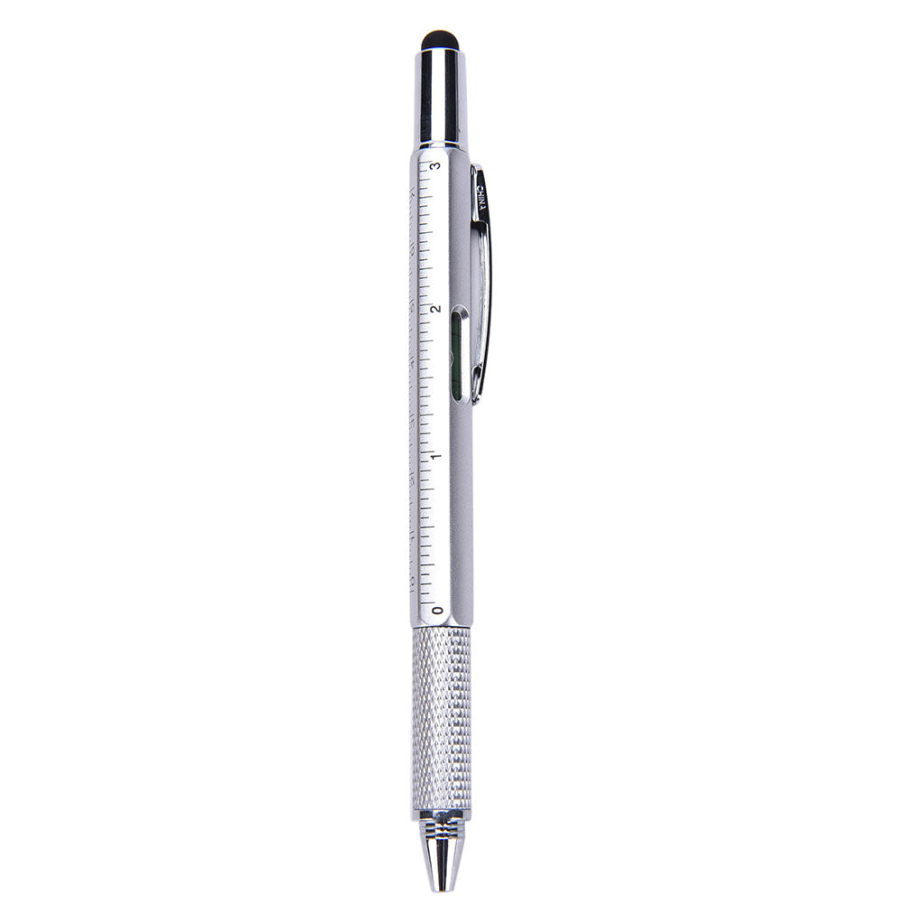 6-in-1 Multifunctional Stylus Pen - Touch Screen Pen with Ruler, Screwdriver & Spirit Level - DropOnline.co