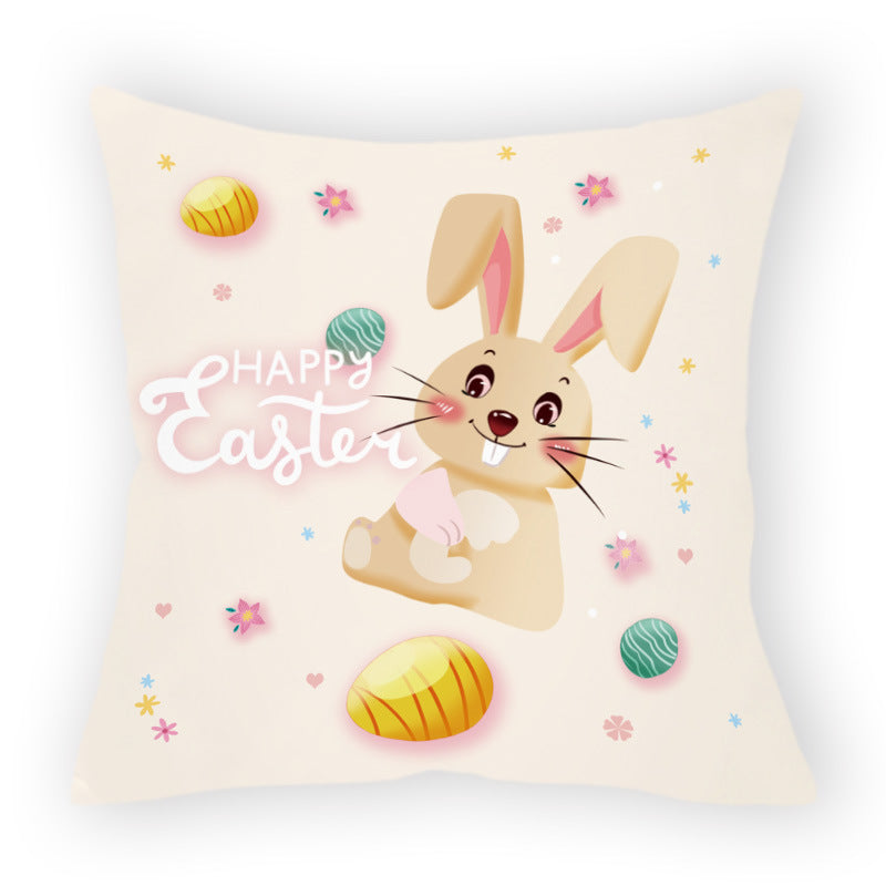 Easter Pillow Cover Sofa Cushion Cushion Cover - DropOnline.co