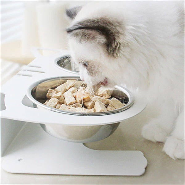 Anti-falling Cat Dog Feeding Water Bowl - DropOnline.co