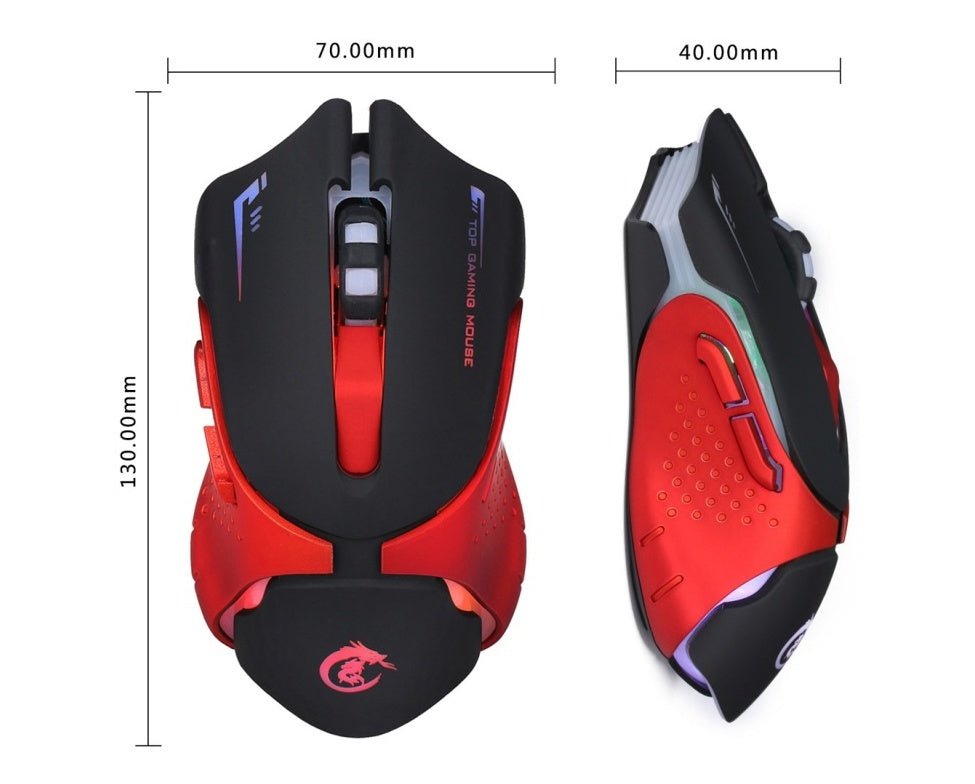 HXSJ A903 6-Key Optical Gaming Mouse 3200 DPI - DropOnline.co