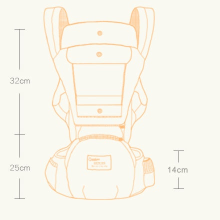 Multi-Functional Baby Hip Seat Carrier - Ergonomic Waist Stool for Infants & Toddlers - DropOnline.co