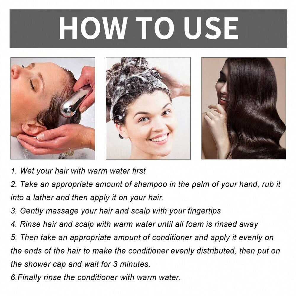 Onion Shampoo & Conditioner With Onion Extract And Vitamin E Cleanses And Reduces Oiliness, Suitable For All Hair Types-Selling On Ebay Is Prohibited - DropOnline.co