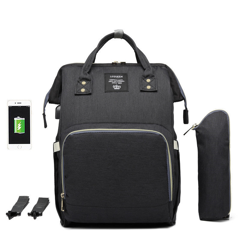 LEQUEEN Multifunctional Large Capacity Mummy Bag - DropOnline.co