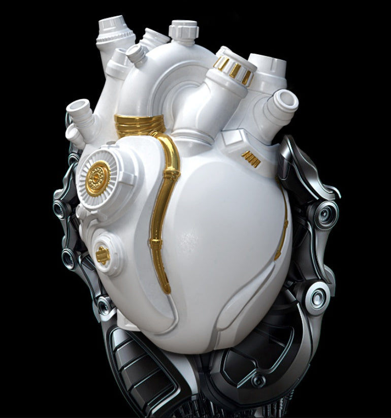 Cyber Punk Simulation Heart Vase Ornament Creative Technology Halloween Home Decor - DropOnline.co