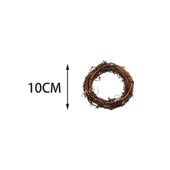DIY Home Decor Natural Rattan Wreath - DropOnline.co