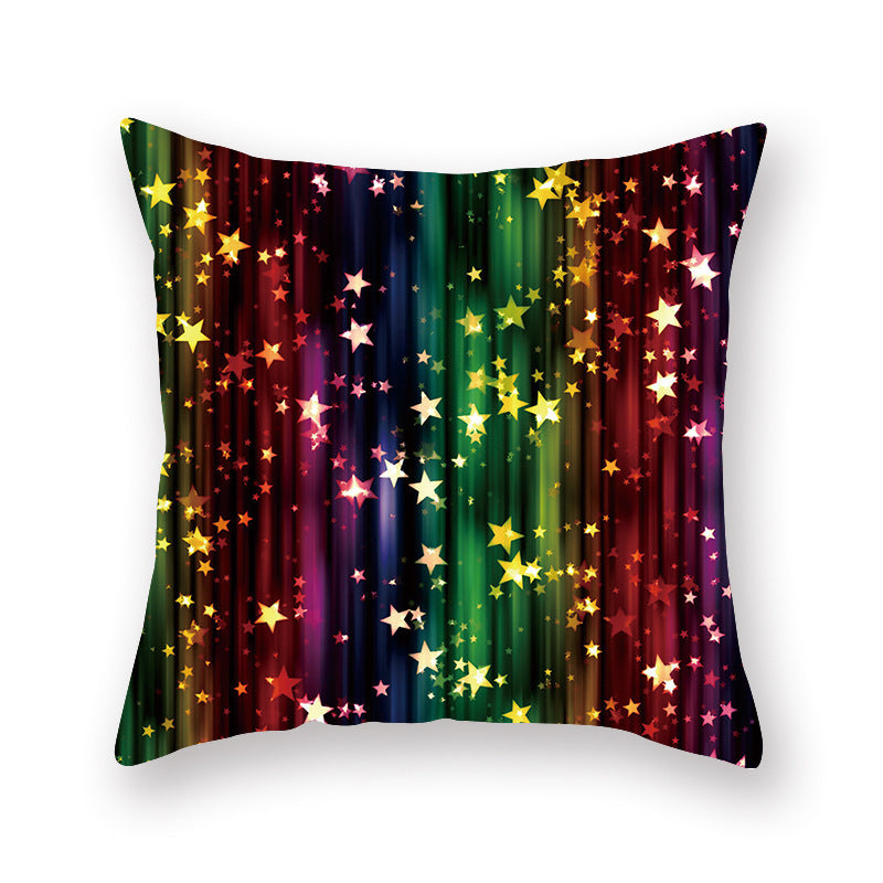 Christmas new peach skin cushion pillowcase - DropOnline.co