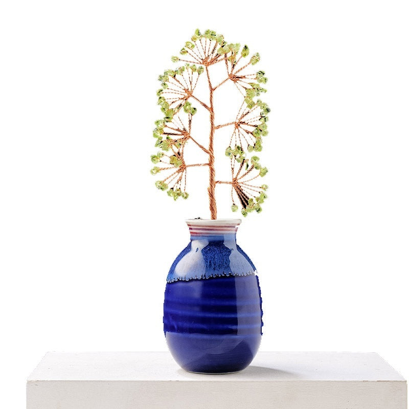 Natural Crystal Gravel Pachira Macrocarpa Crafts Ornaments Home Decor - DropOnline.co