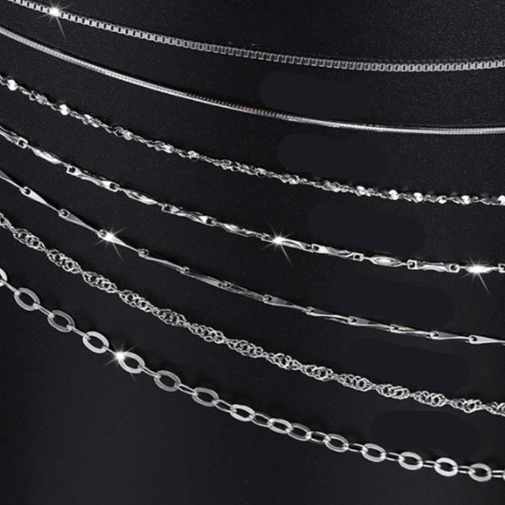 S925 sterling silver necklace - DropOnline.co