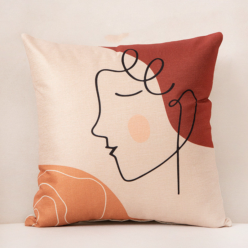 Cushion cover creative stripe decorative surface pillowcase - DropOnline.co