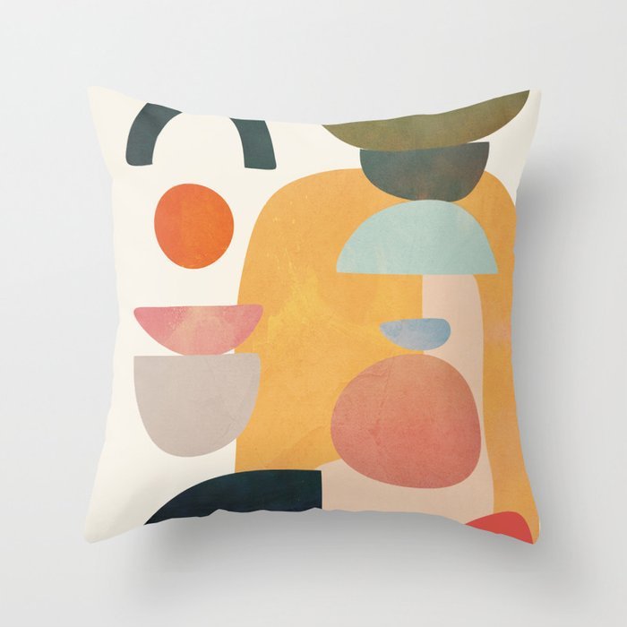 Abstract Geometric Portrait Pillowcase - Modern Art Home Sofa Cushion Pillow Cover - DropOnline.co
