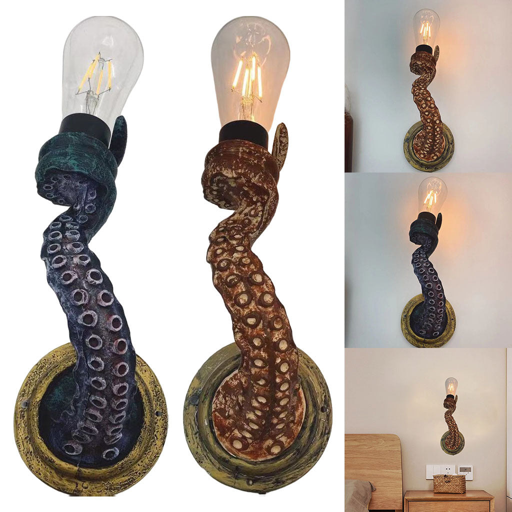 Retro Octopus Electric Light Tentacle Wall Sconces Lamp for Home Decor - DropOnline.co