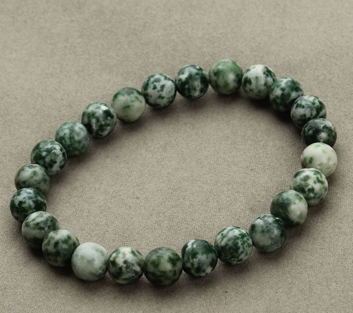 Aventurine Blue Sandstone Beads Round Bead Bracelet Bracelet - DropOnline.co