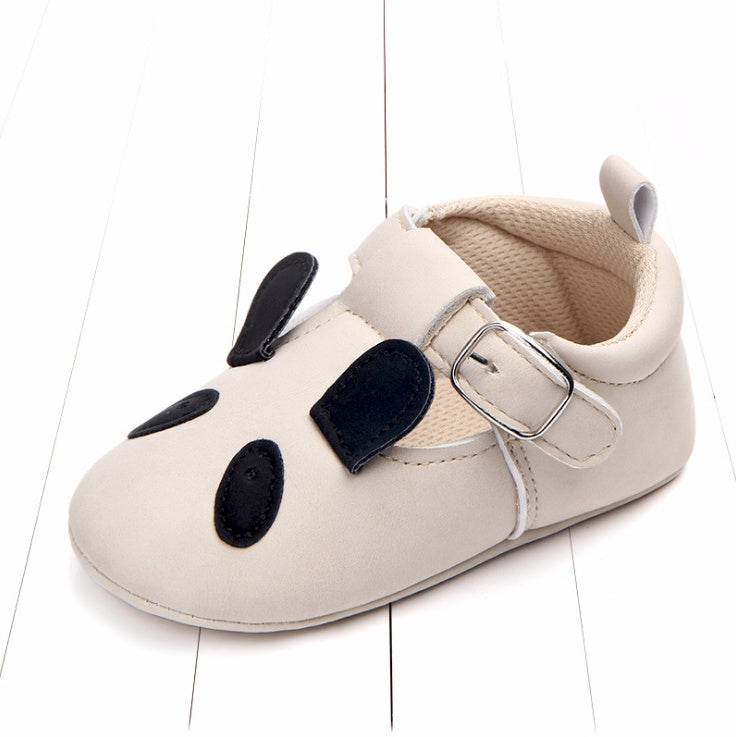 Cartoon Animal Baby Shoes - Soft Non-Slip Leather First Walking Shoes - DropOnline.co