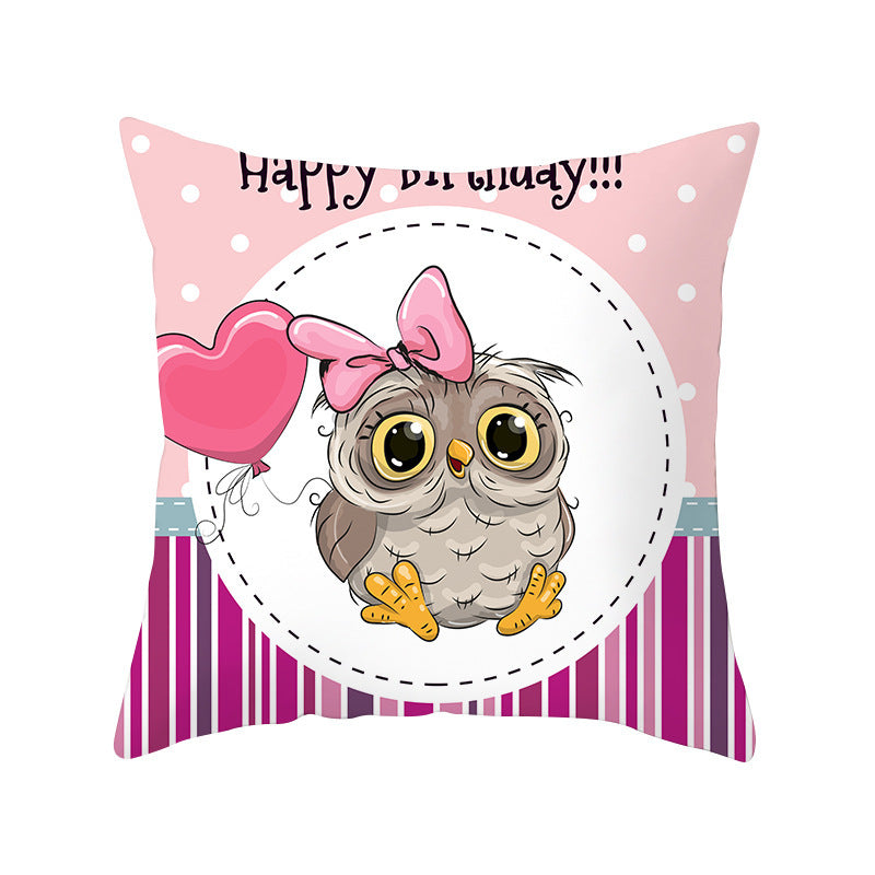 Owl animal pillowcase cushion cover - DropOnline.co