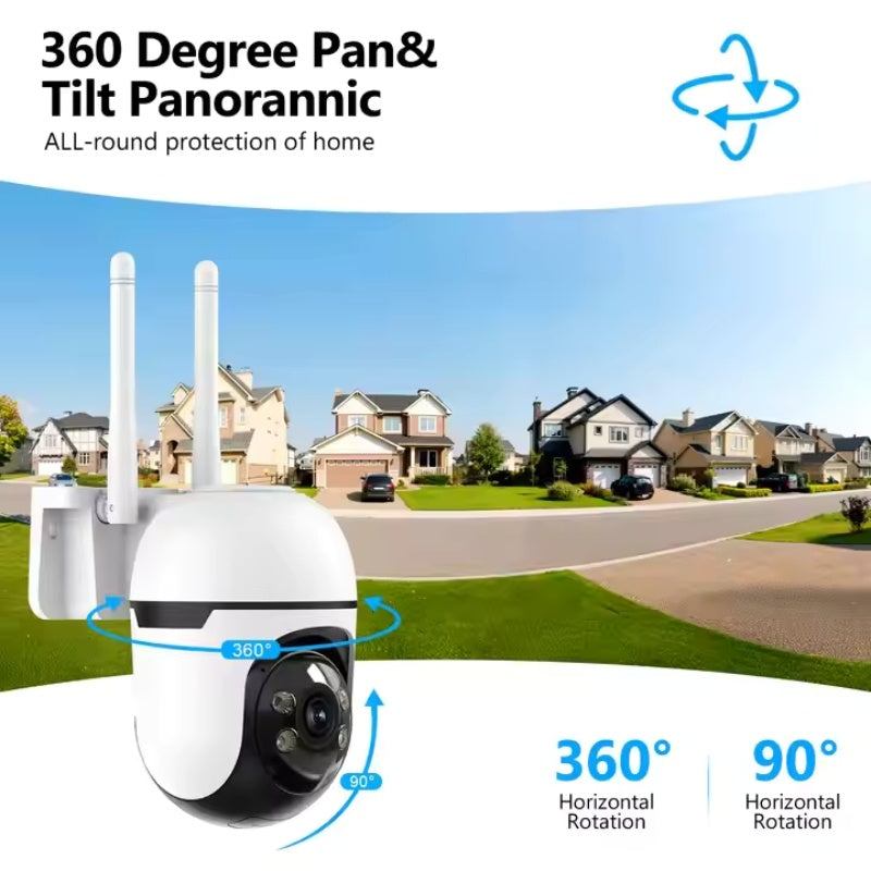 WESECUU 3MP PTZ Mini Wifi CCTV Camera - DropOnline.co