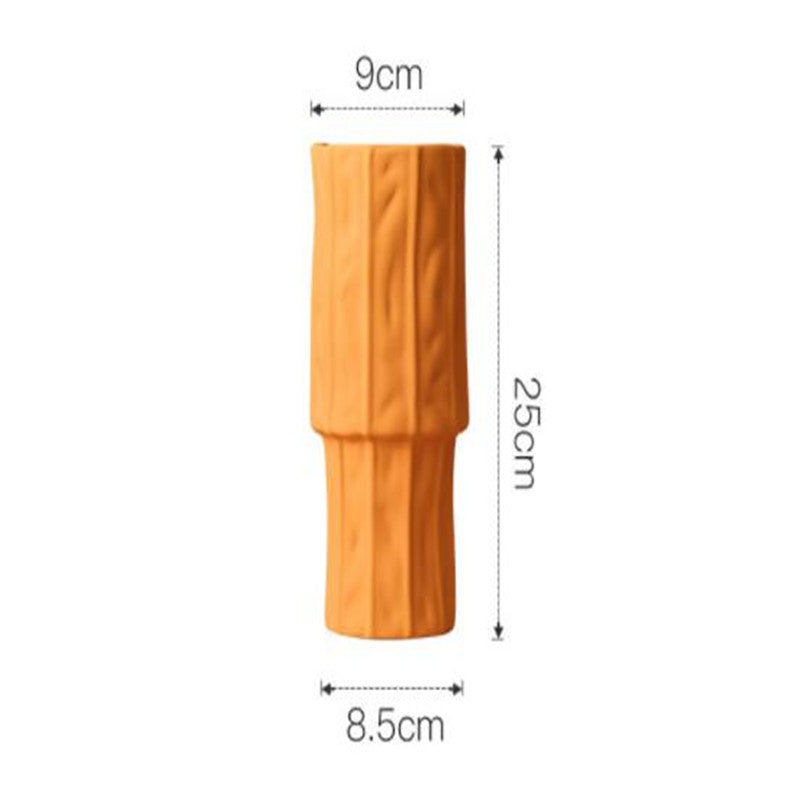 Nordic Simple Morandi Art Vase Villa Living Room Dining Room Office Decor Home Vases Decoration Accessories Flower Arrangements - DropOnline.co