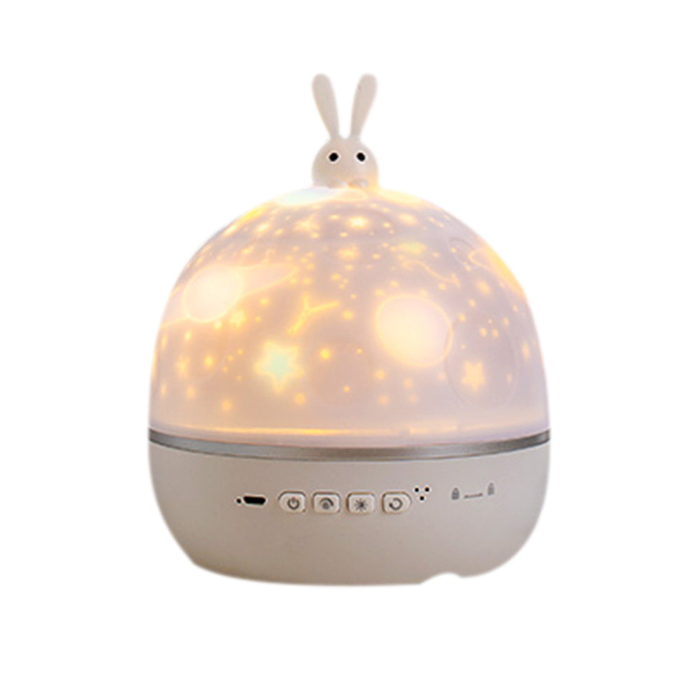 Star Moon Starry Sky Projector LED Night Light for Children Bedroom Decor Remote Control Rotating Baby Flashing Projection Lamp - DropOnline.co