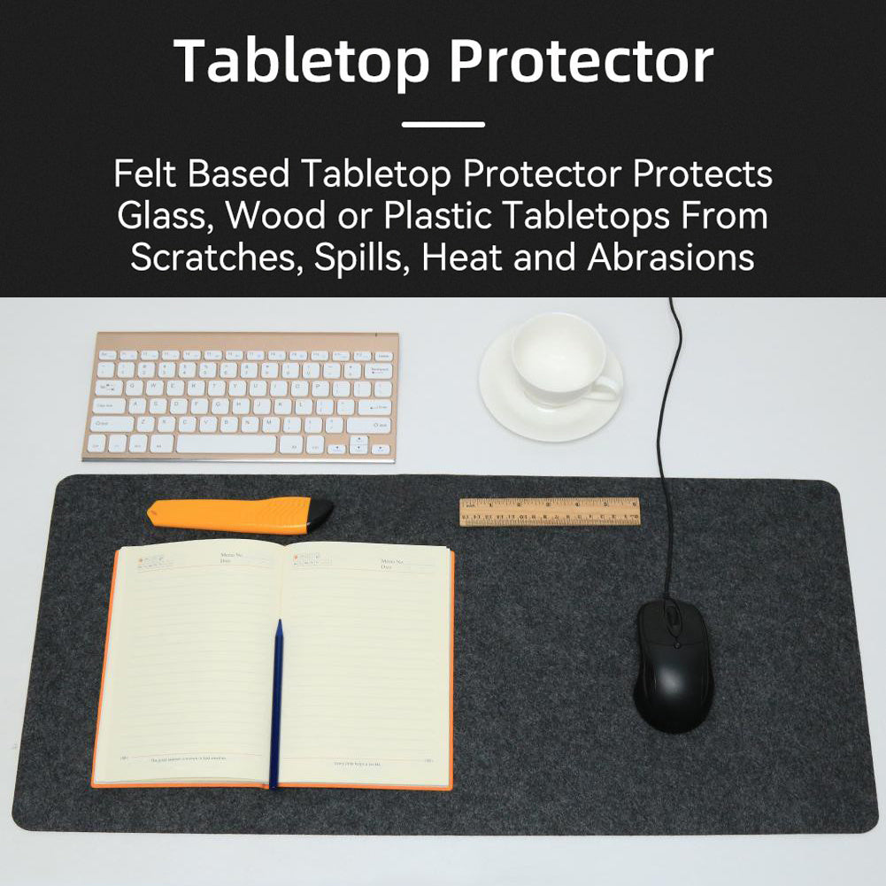 Minimalistic Non-Slip Protector Felt Desk Pad Extended Mouse Keyboard Laptop Gaming PC Accessories C - DropOnline.co