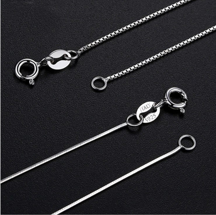 S925 sterling silver necklace - DropOnline.co